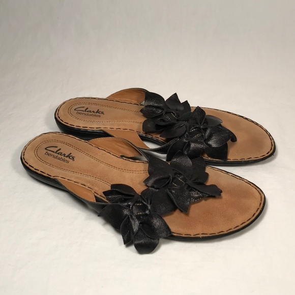 clarks bendables sandals flower